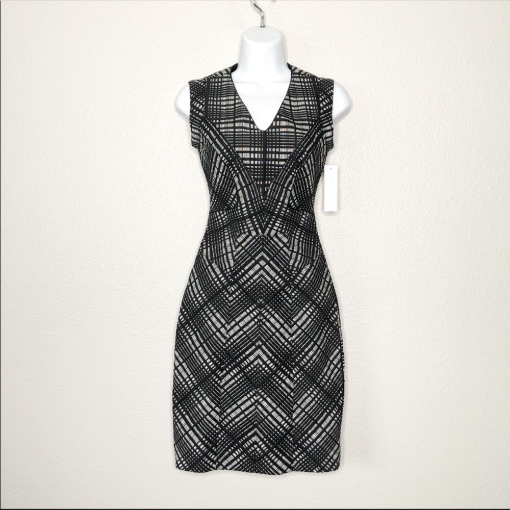 NWT Shoshanna Structured Sleeveless Cocktail Dress Size 2